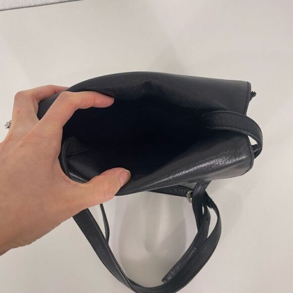 Hobo International Vintage Black Leather Two Side Crossbody Purse - Picture 8 of 8